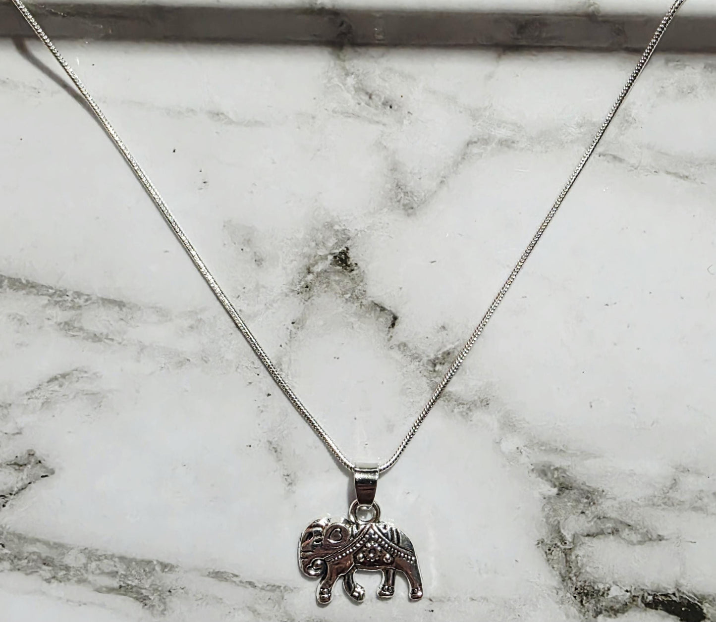 Elegant Elephant Necklace – Sterling Silver Pendant, Animal Jewelry, Boho Chic Gift for Her, BoutiqueByCheryl