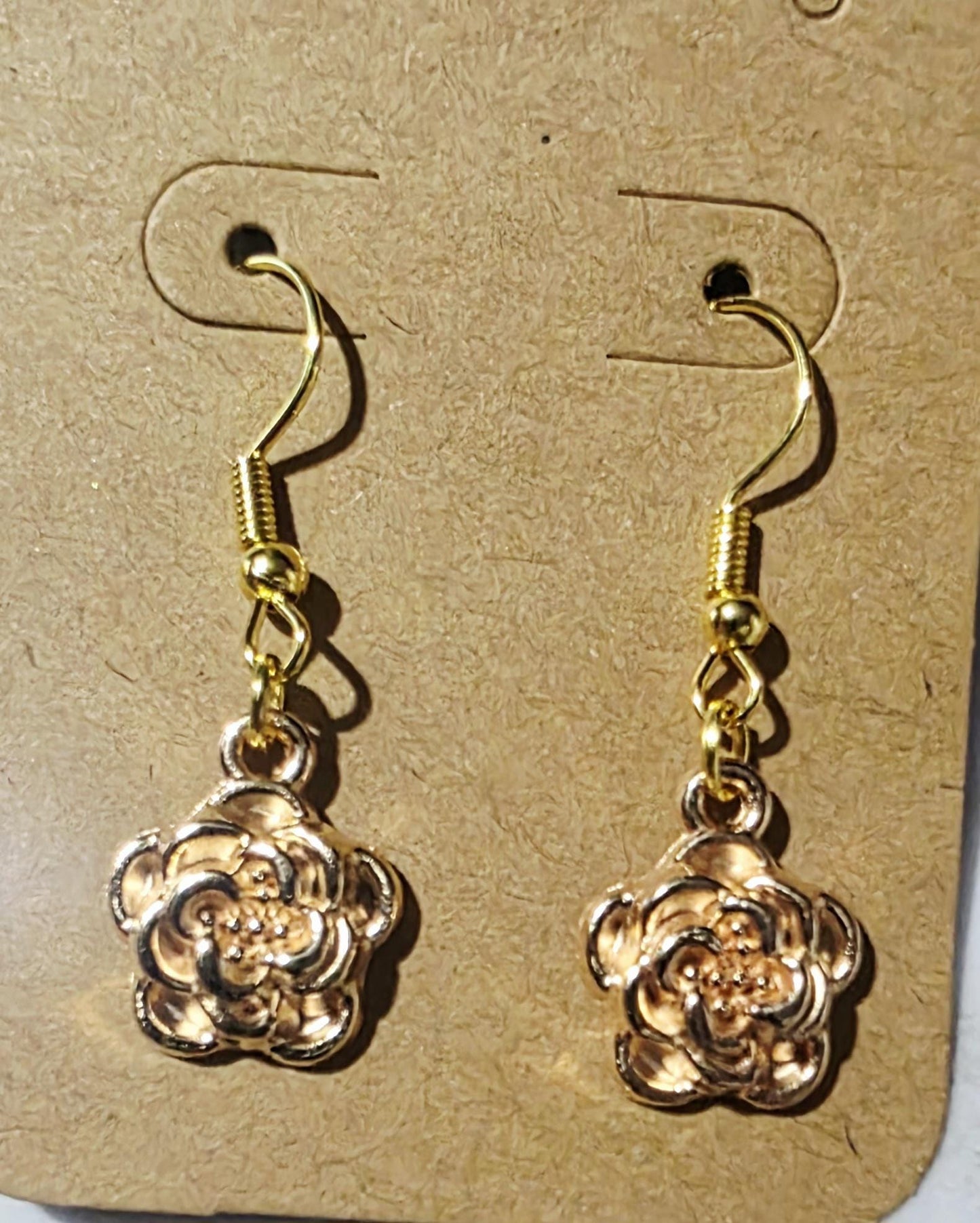 Heart & Flower Silver Earrings β Romantic Handmade Jewelry, BoutiqueByCheryl Gift for Her, Boho Floral Charm Dangles