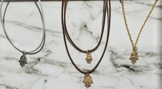 Elegant Hamsa Necklace – Sterling Silver Protection Amulet, Spiritual Jewelry Gift for Her, BoutiqueByCheryl