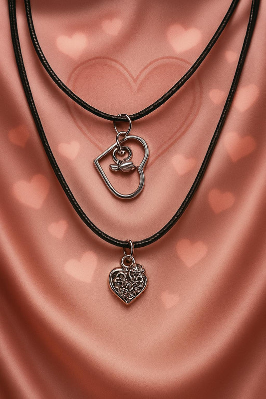 Elegant Heart Necklace – Sterling Silver Pendant, Romantic Jewelry, Boho Chic Gift for Her, BoutiqueByCheryl