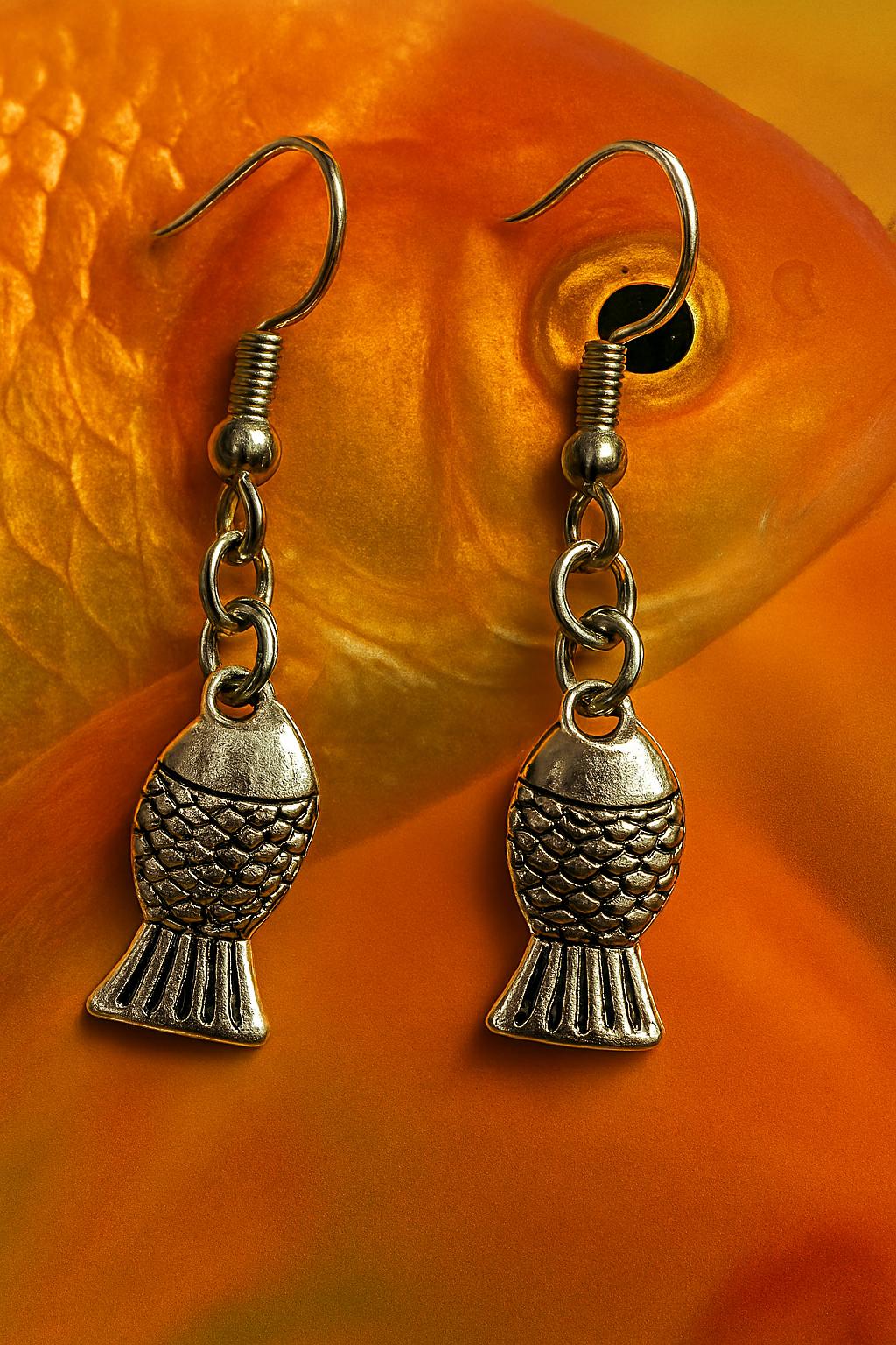 Silver Sea Animal Earrings – Handmade Ocean-Inspired Jewelry, Dolphin, Turtle, Starfish Charms, BoutiqueByCheryl Gift for Her