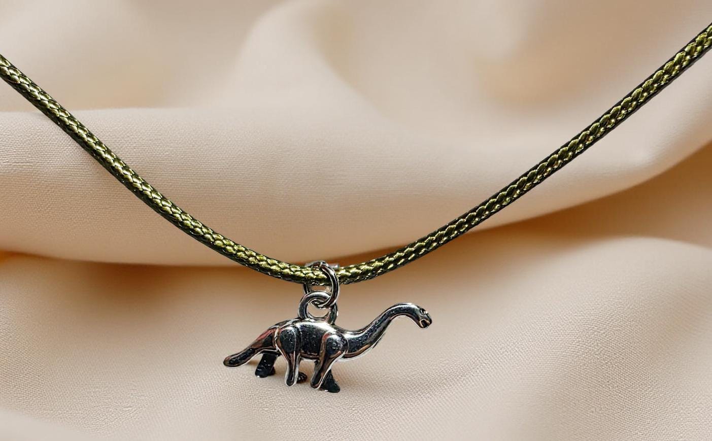 Playful Dinosaur Necklace – Sterling Silver Dino Pendant, Fun Animal Jewelry, Boho Chic Gift for Her, BoutiqueByCheryl