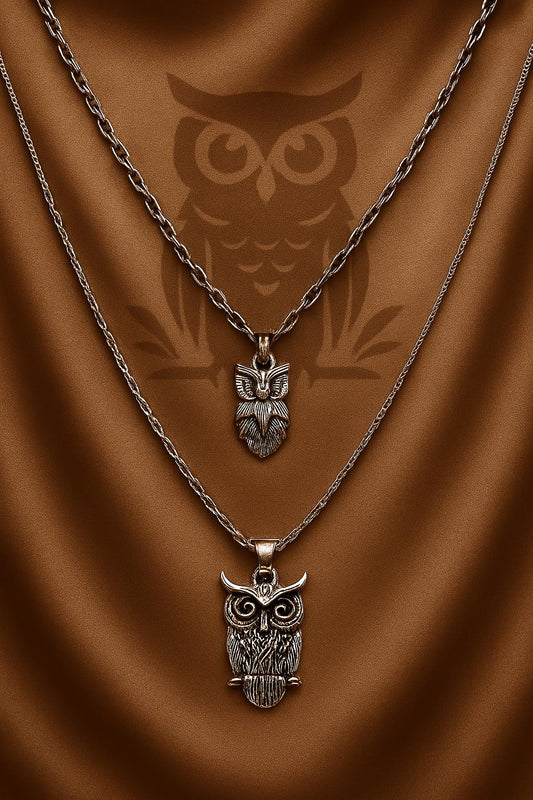 Elegant Owl Necklace – Nature-Inspired Pendant, Woodland Jewelry, Boho Chic Gift for Her, BoutiqueByCheryl
