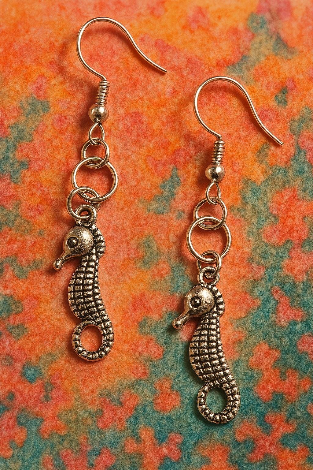 Silver Sea Animal Earrings – Handmade Ocean-Inspired Jewelry, Dolphin, Turtle, Starfish Charms, BoutiqueByCheryl Gift for Her
