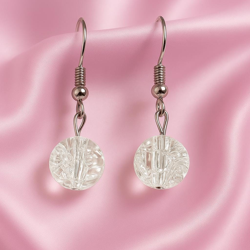 Glass Pendant Earrings – Handmade Dangle Jewelry, Artistic Boho Chic Gift for Her, BoutiqueByCheryl