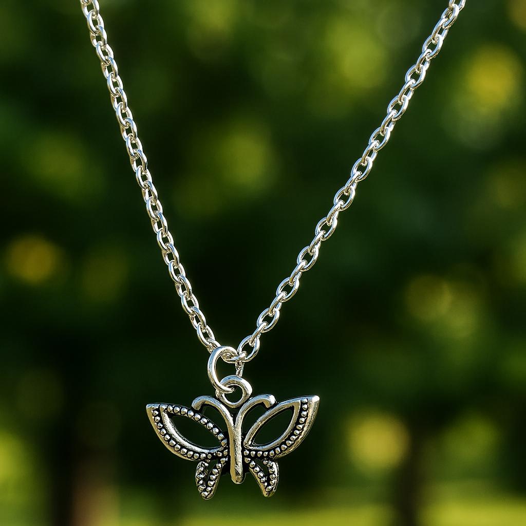 Elegant Butterfly Necklace – Sterling Silver Pendant, Nature-Inspired Jewelry, Boho Chic Gift for Her, BoutiqueByCheryl