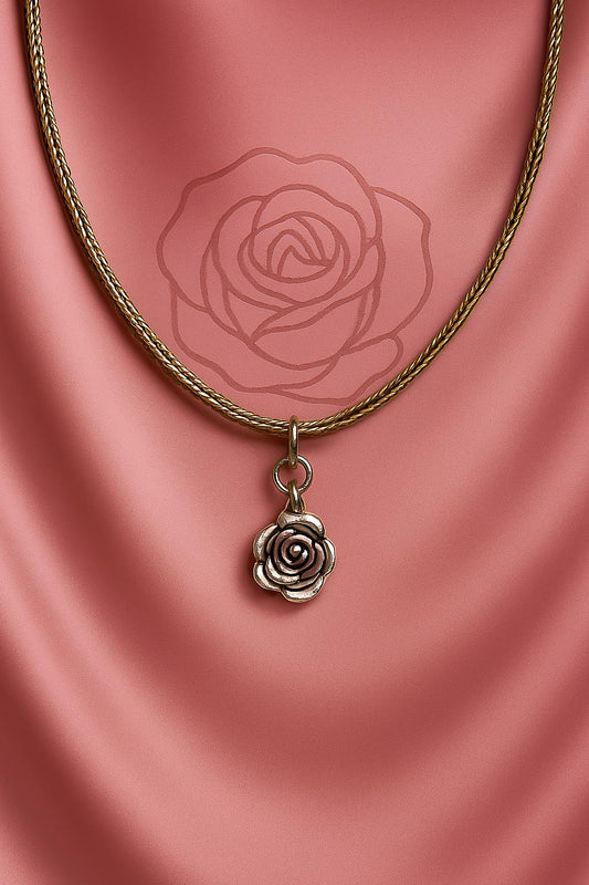 Elegant Flower Necklace – Sterling Silver Pendant, Botanical Jewelry, Boho Chic Gift for Her, BoutiqueByCheryl