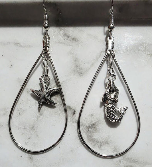 Elegant Sea Earrings – Sterling Silver Ocean-Inspired Jewelry, Beach Lover Gift for Her, BoutiqueByCheryl